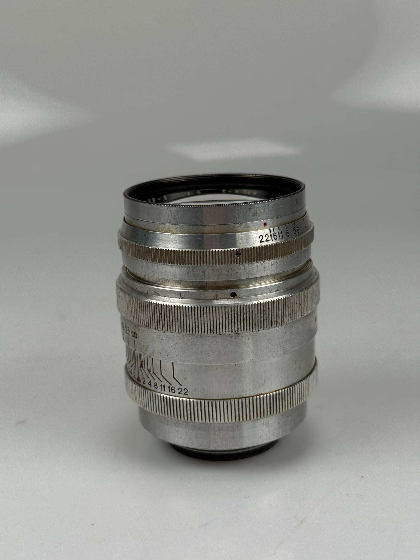 Jupiter-9 f2/85mm Red P USSR Soviet copy SONNAR Lens LTM