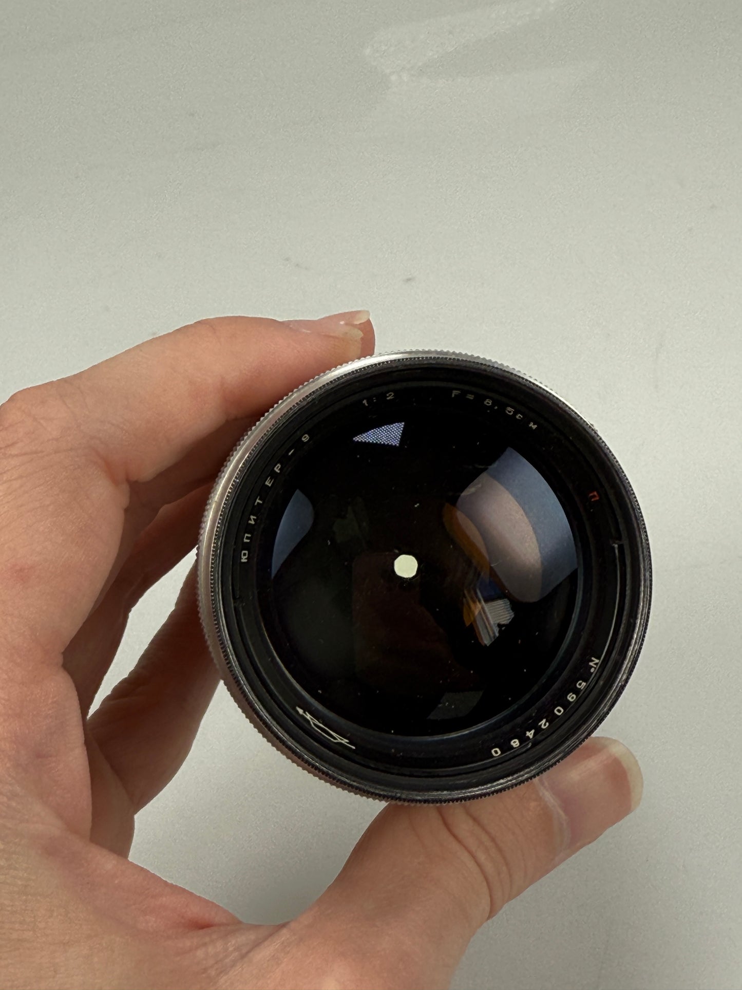Jupiter-9 f2/85mm Red P USSR Soviet copy SONNAR Lens LTM