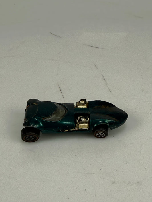 Hot Wheels 1969 Redline TWINMILL Green US White Interior