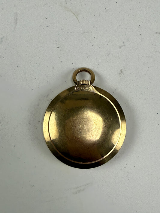 Vintage Caravelle Gold Toned Openface Pocket Watch