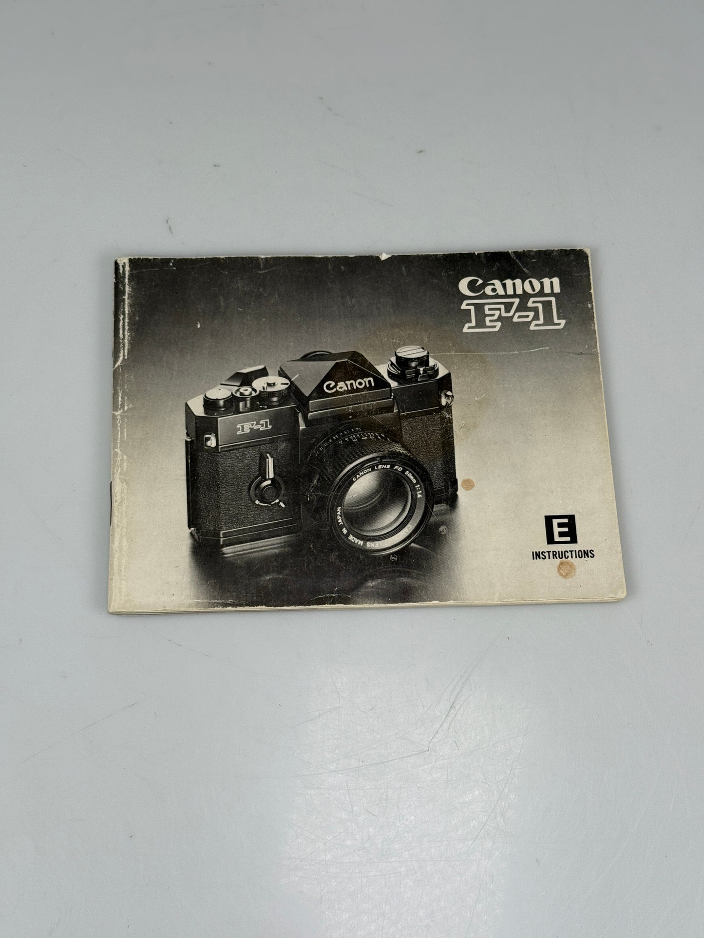 Canon F-1 Instruction Manual Booklet