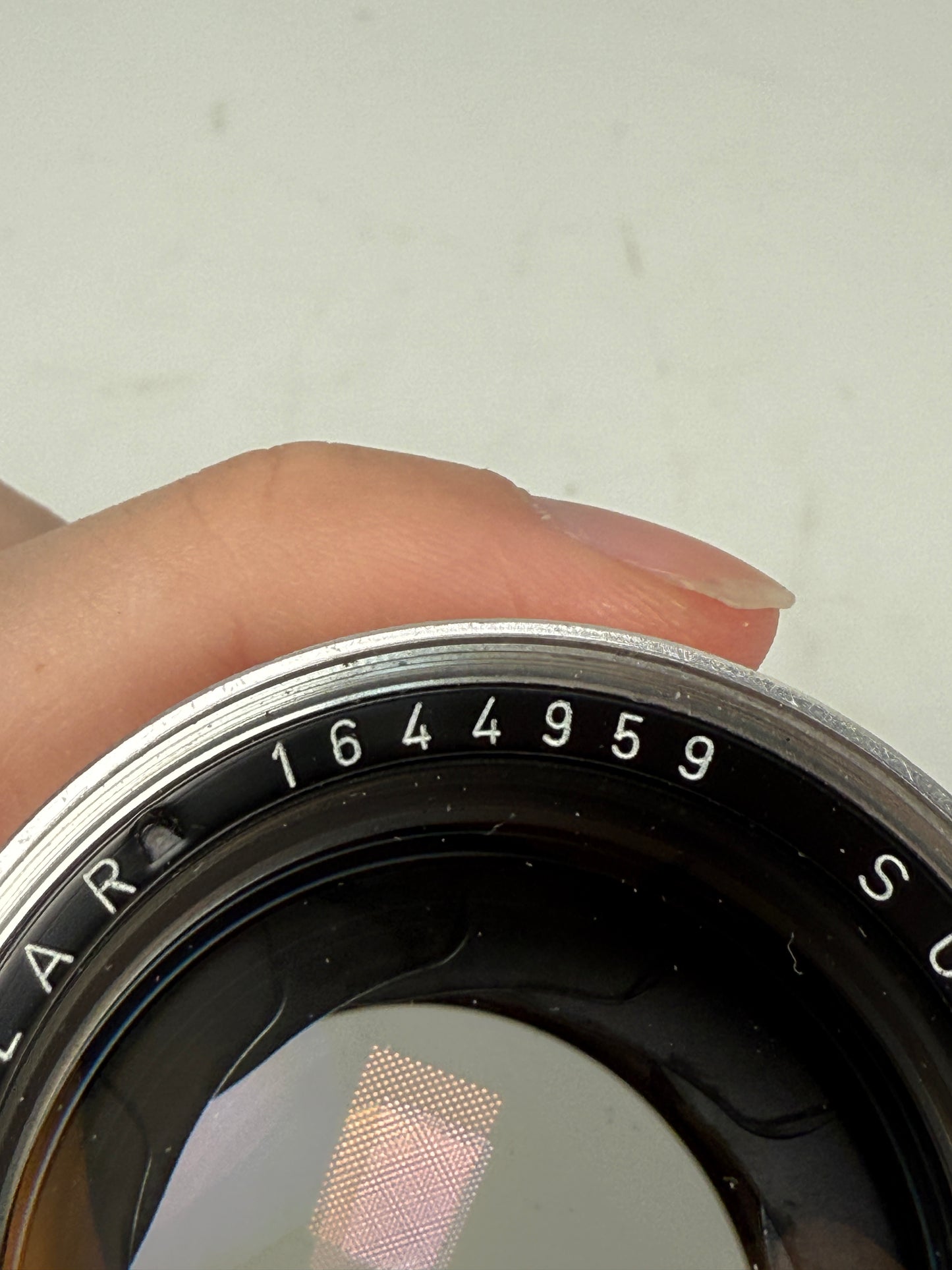 LEITZ Leica Summilux M 50mm F1.4 E43 Chrome Lens V1 version 1 Scalloped