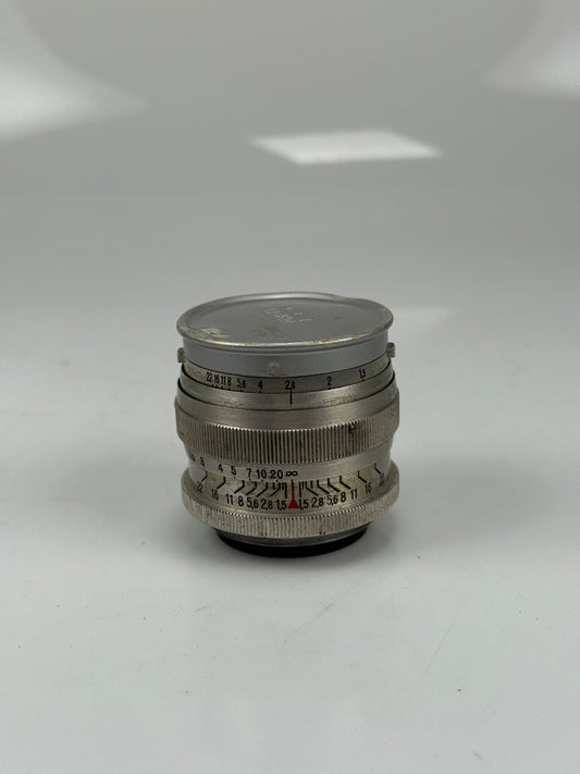 Rare Carl zeiss jena Sonnar 5cm 50mm F1.5 Ltm Leica Thread Mount Lens