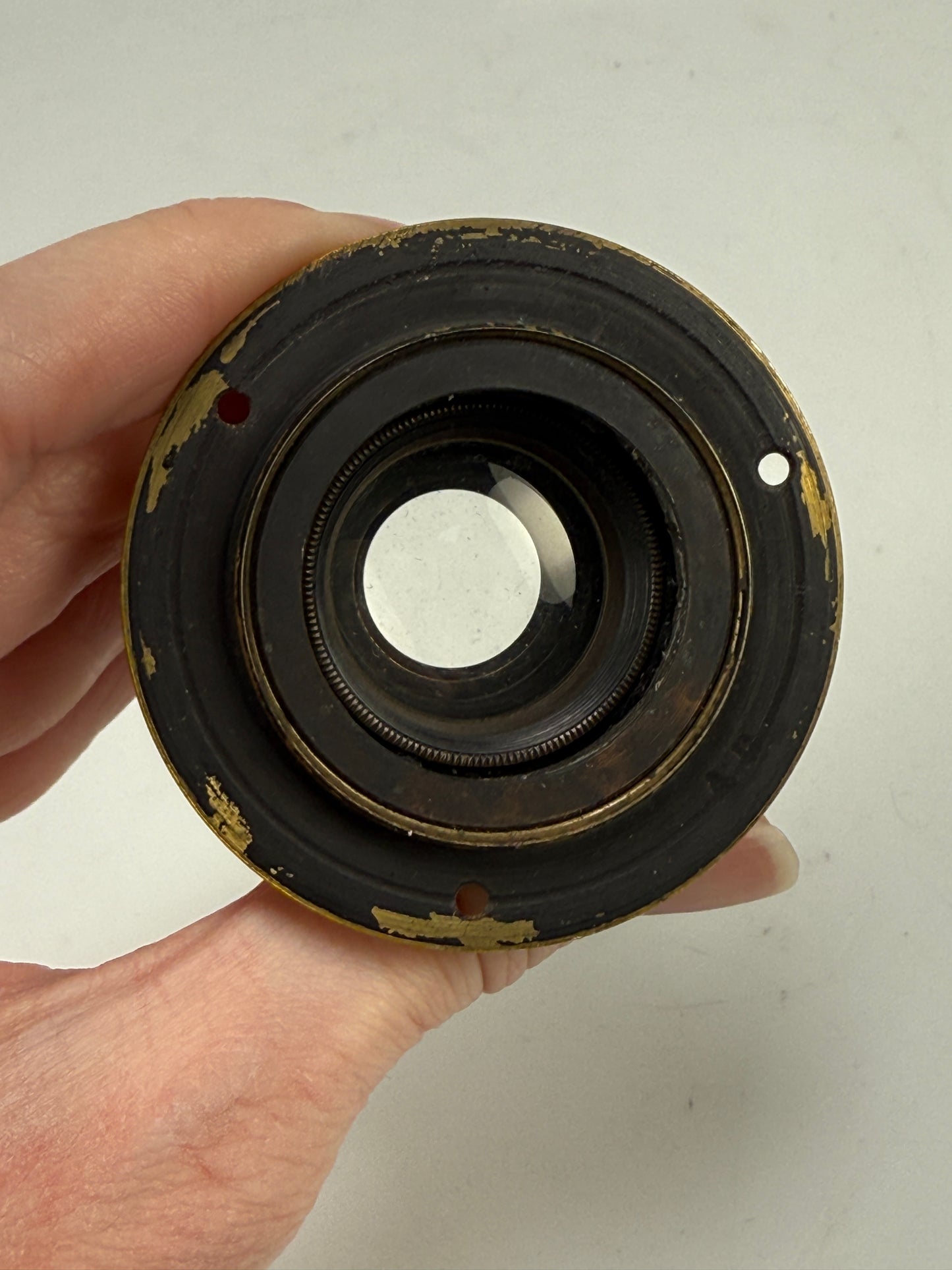 Darlot Paris No 1 Hemispherique Rapide Brass Lens