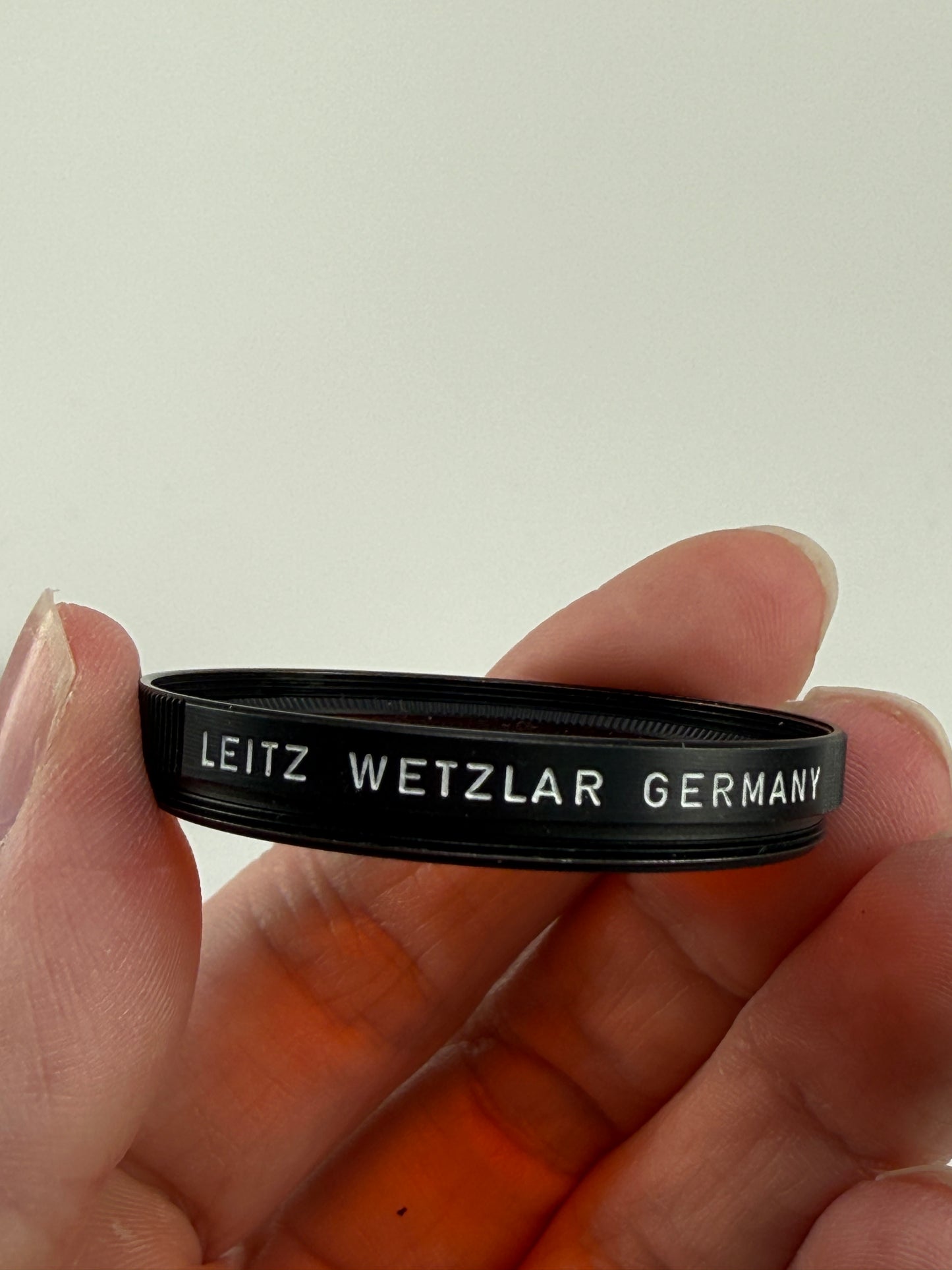 Leica Leitz Wetzlar E39 39mm Red Filter Black