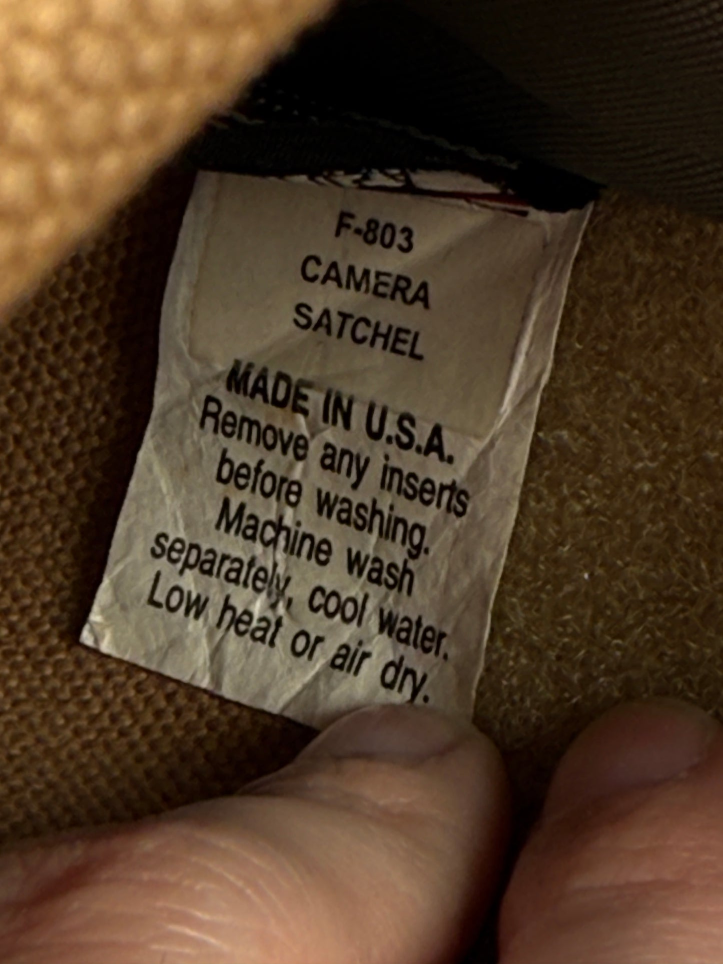 Domke F-803 Camera Satchel Sand Color