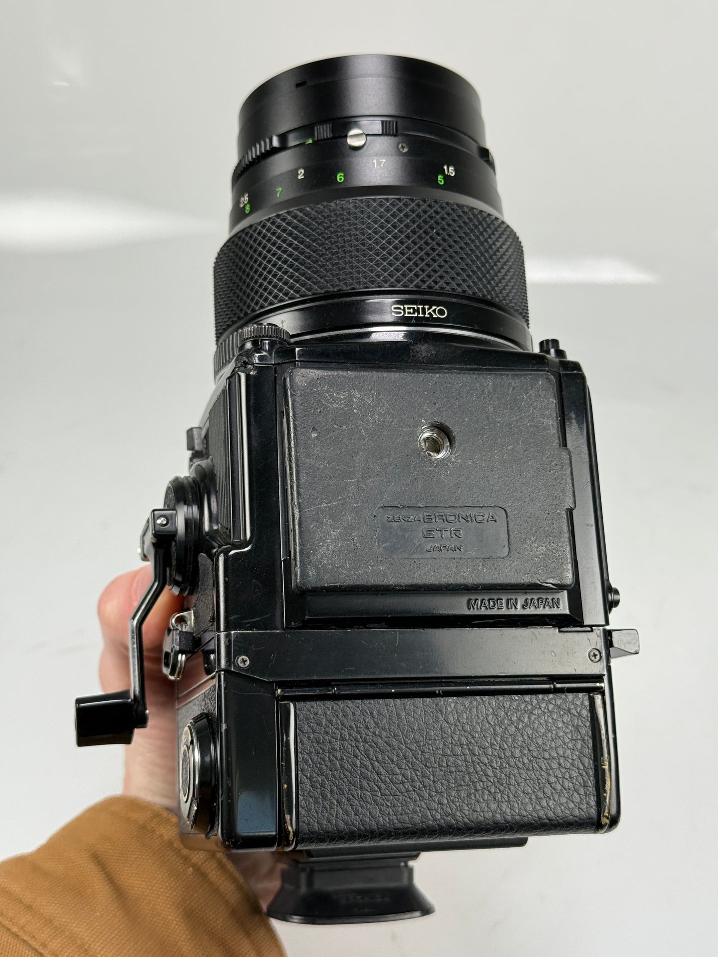 Zenza Bronica ETRSi Medium Format Film Camera, prism, 150mm f3.5 lens kit