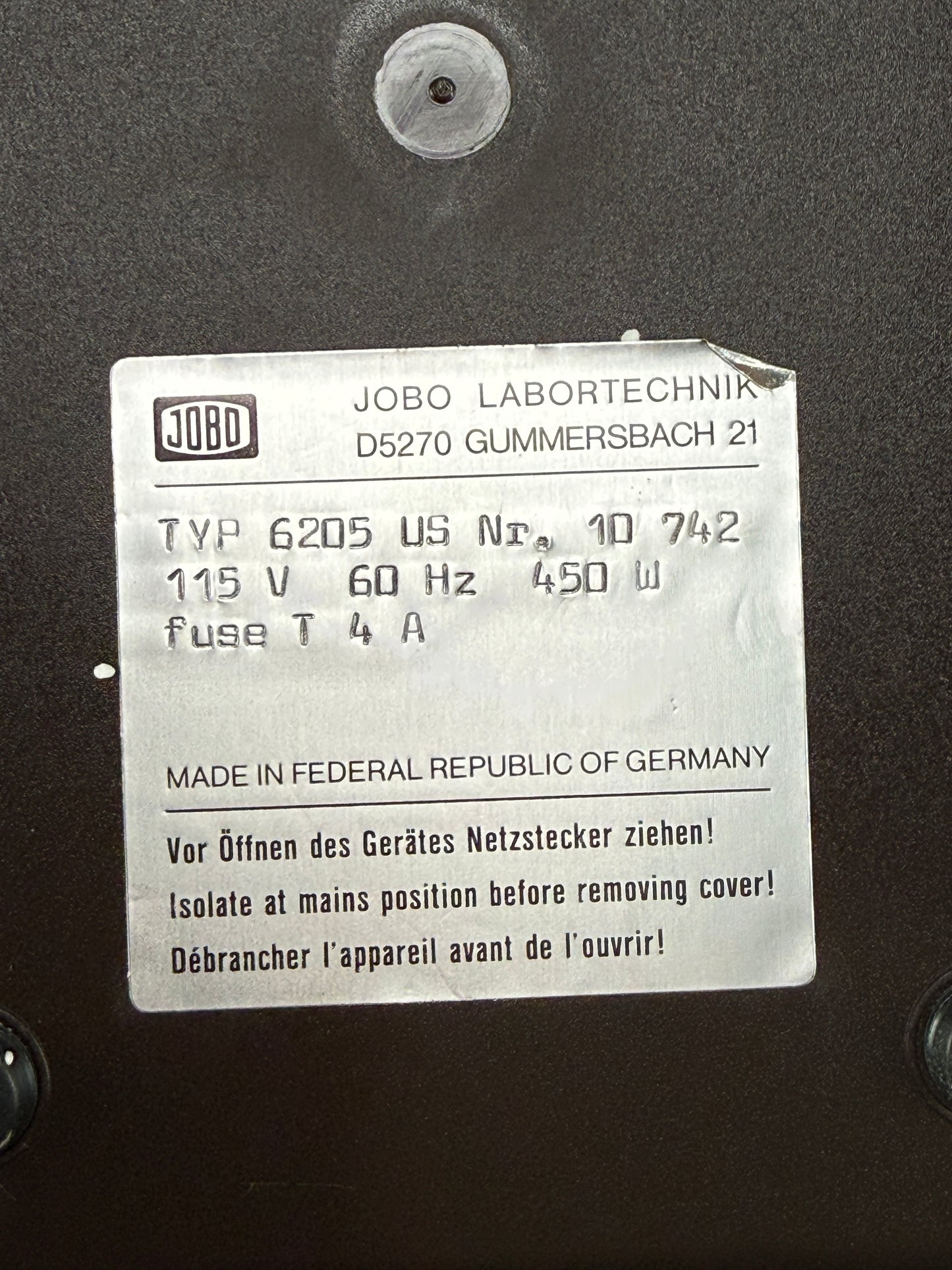 Jobo Jobotronic 2000 Quartz Digital timer and probe