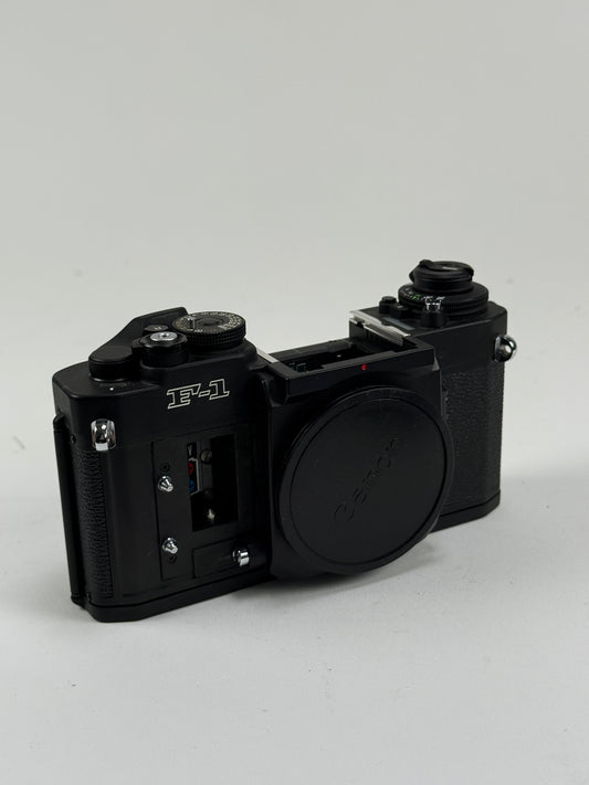 Canon F-1 New Black 35mm SLR Film Camera Body