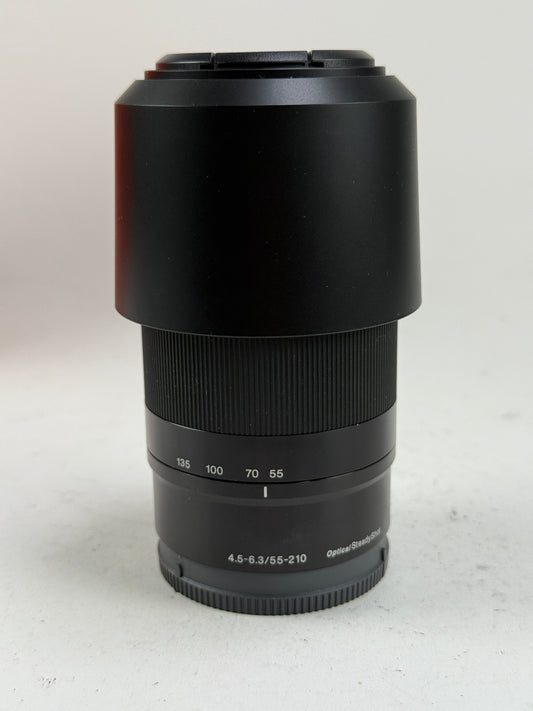 Sony SEL55210 55-210mm F4.5-6.3 OSS E Mount Lens black
