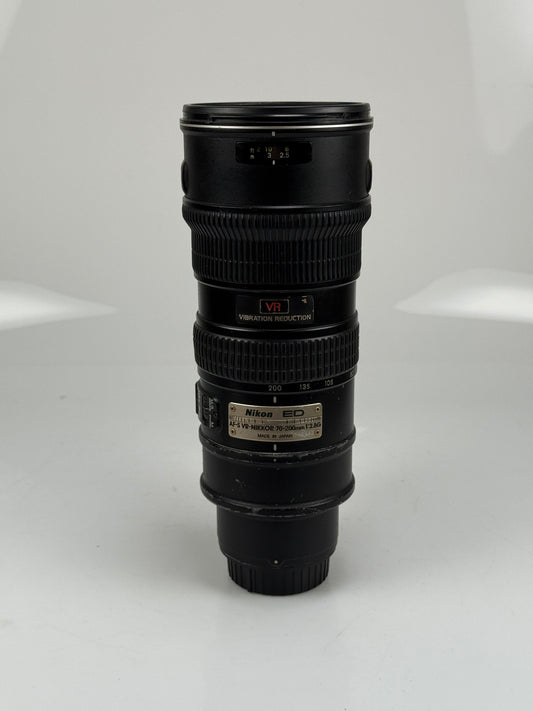 Nikon Nikkor AF-S 70-200mm f2.8 G ED VR Lens