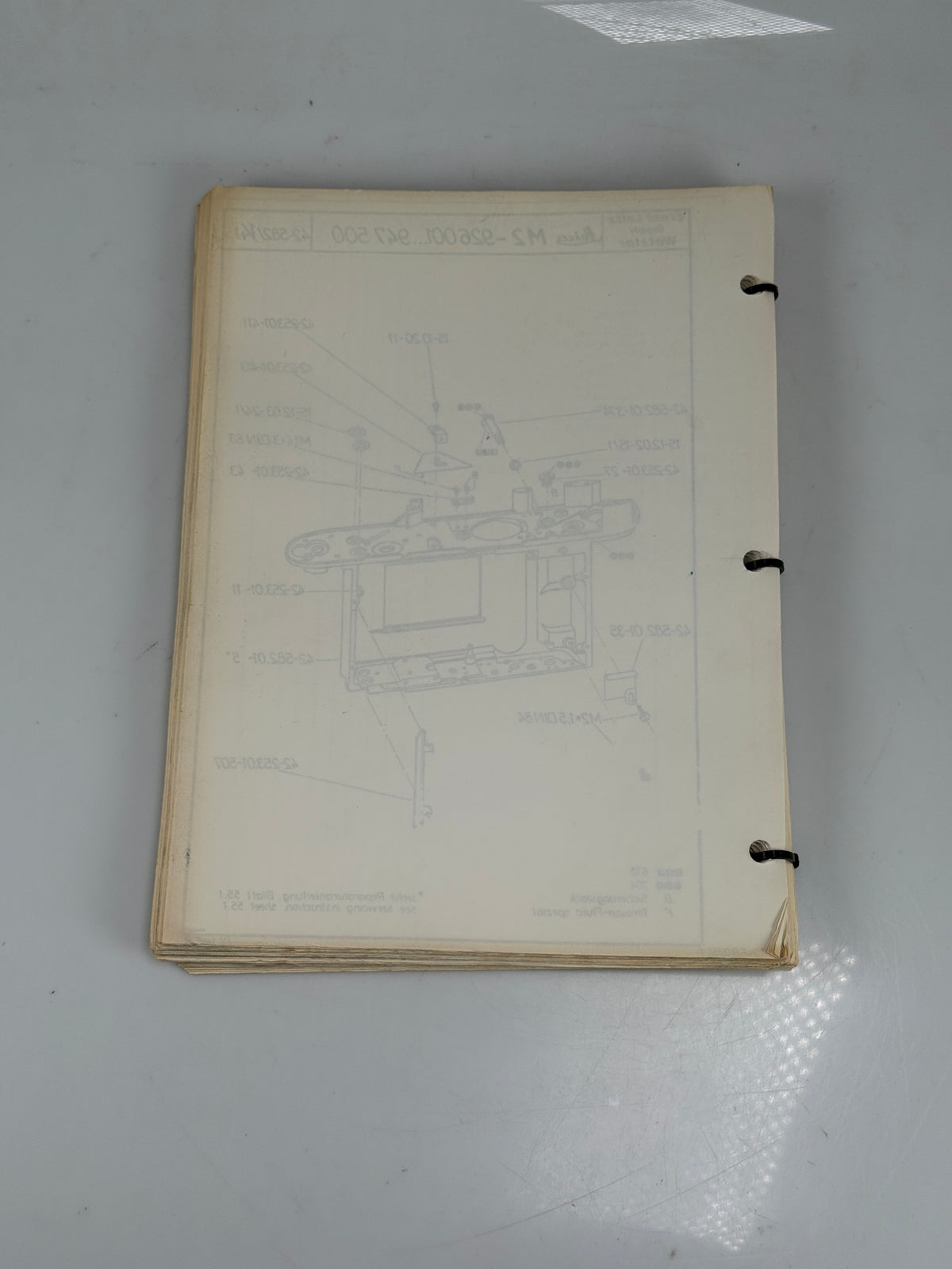 Original Leica M2 Service instructions camera Repair Manual RARE