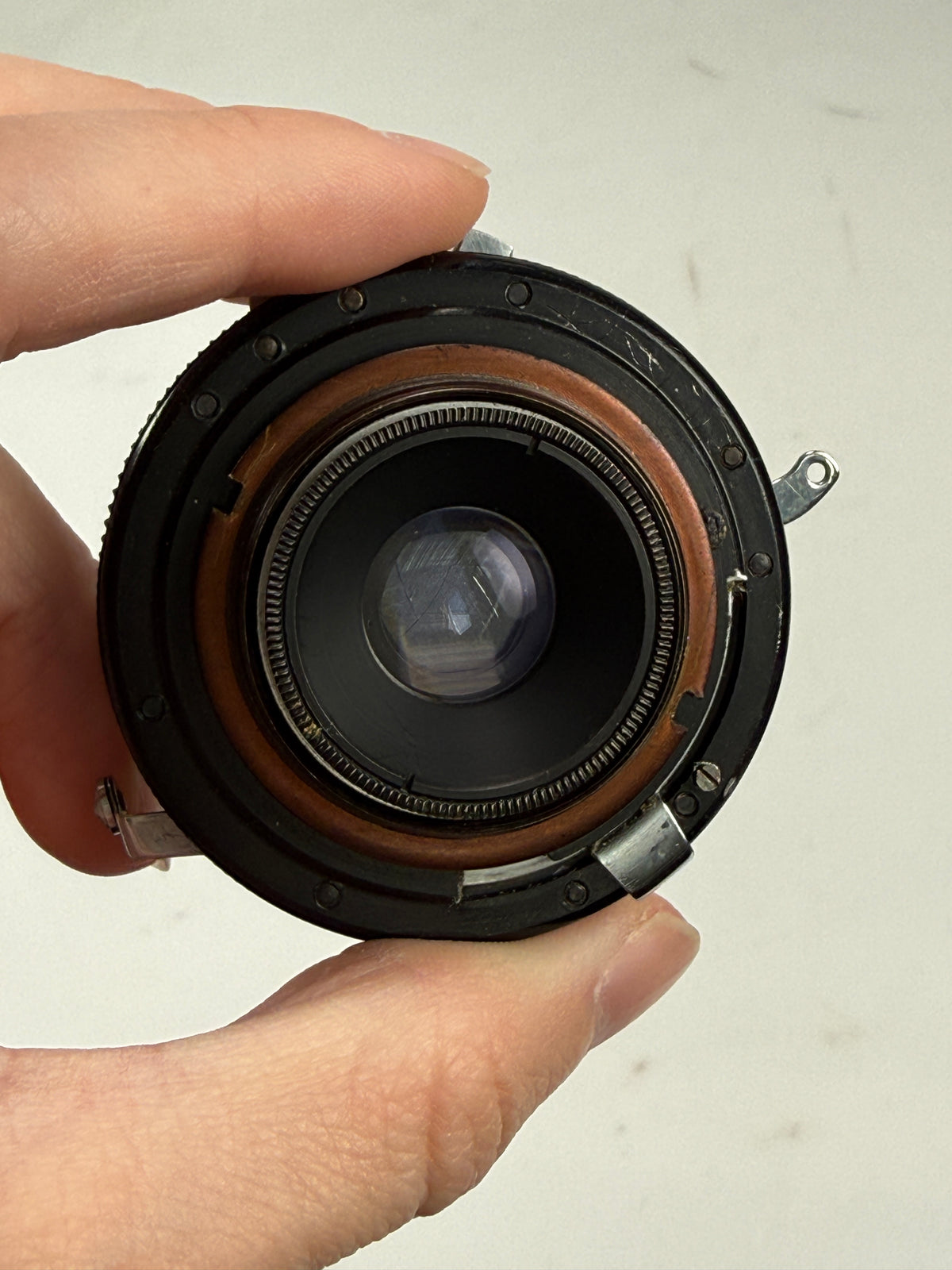 Wollensak 90mm f6.8 Raptar Lens in Rapax Shutter