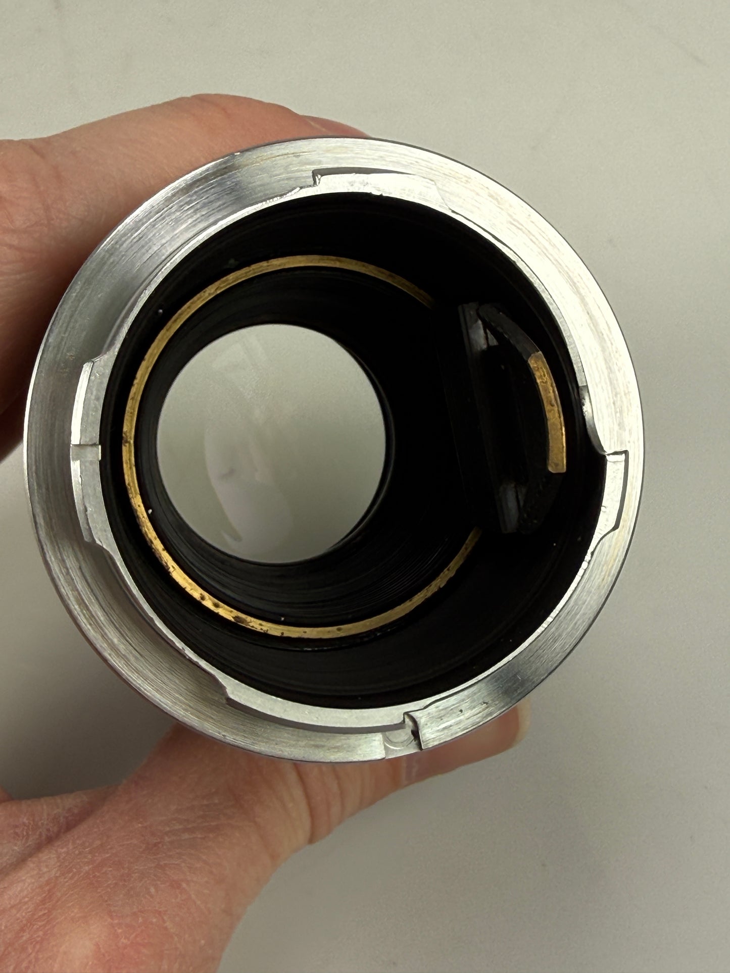 Leica 90mm f2.8 Elmarit Black M mount lens