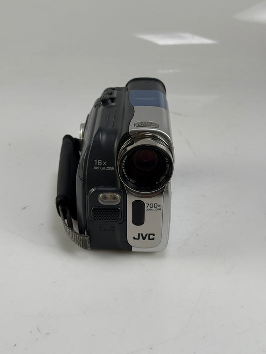 JVC GR-D33U MiniDV Digital Video Camera Camcorder Silver Blue