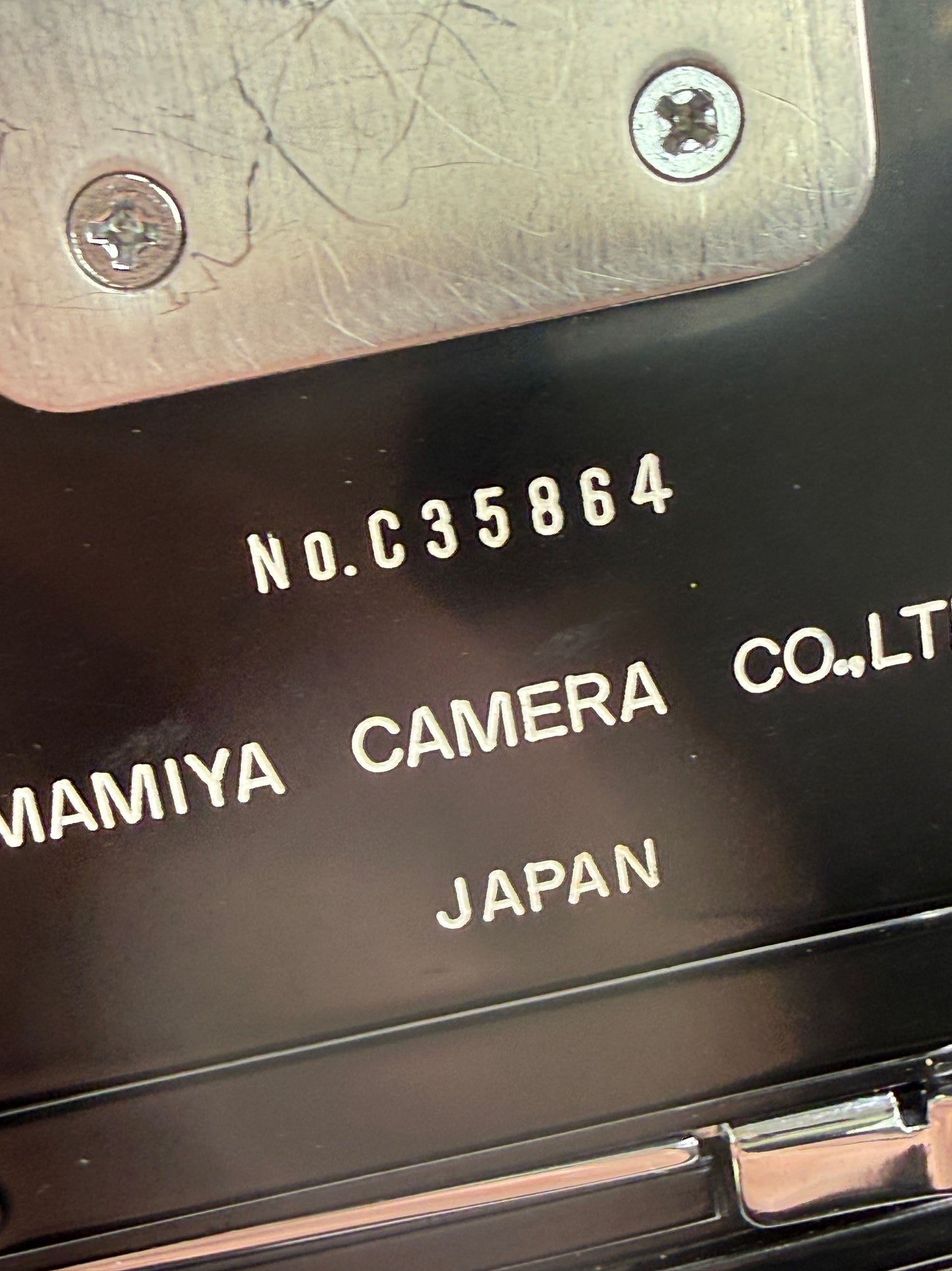 Mamiya RB67 with 65mm f4.5 Mamiya-Sekor C and 120 film back