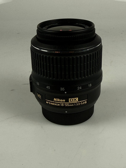 Nikon NIKKOR 18-55mm F3.5-5.6 AF-S VR DX Lens