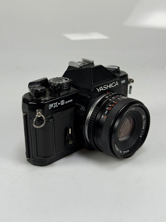 Yashica FX-3 Super 2000 35mm SLR Film Camera ML 50mm f1.9 Lens