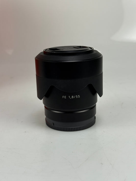 Sony FE E mount Carl Zeiss 55mm f1.8 ZA Sonnar T* lens