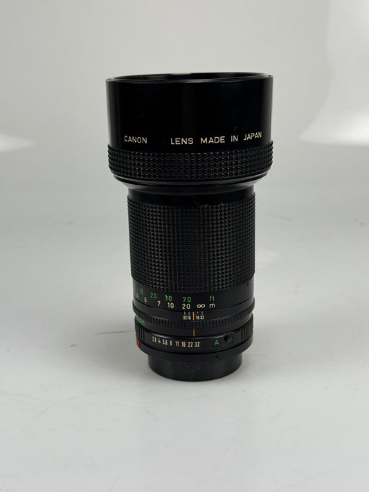 CANON New FD NFD 200mm f2.8 Telephoto MF Lens