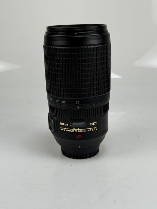 Nikon Nikkor AF-S 70-300mm f4.5-5.6 G ED VR IF Lens AFS