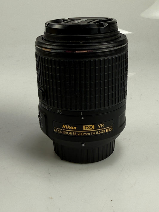 Nikon Nikkor AF-S 55-200mm F/4-5.6 G ED DX VR II Lens