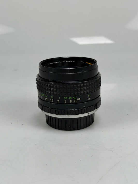 MINOLTA MD Rokkor-X 50mm F1.7 Standard MF Prime lens
