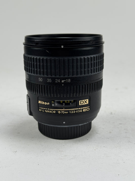 Nikon AF-S DX Nikkor 18-70mm f3.5-4.5 G ED IF Autofocus APS-C Lens