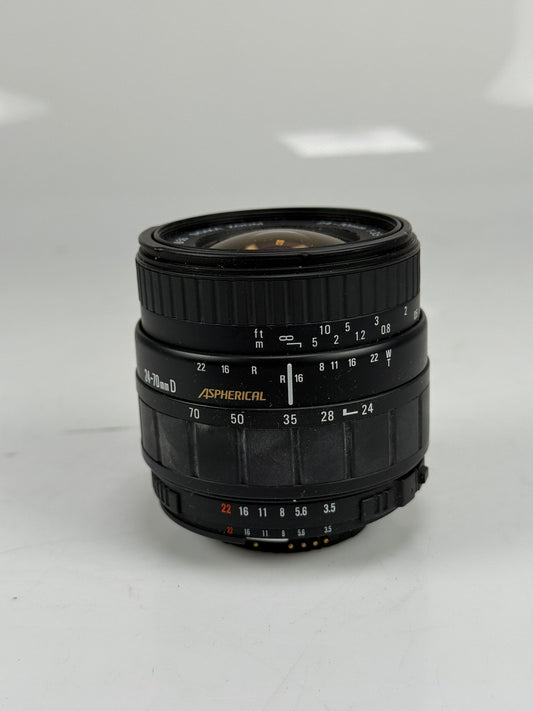 Sigma Zoom Aspherical 24-70mm 1:3.5-5.6 Nikon F Mount