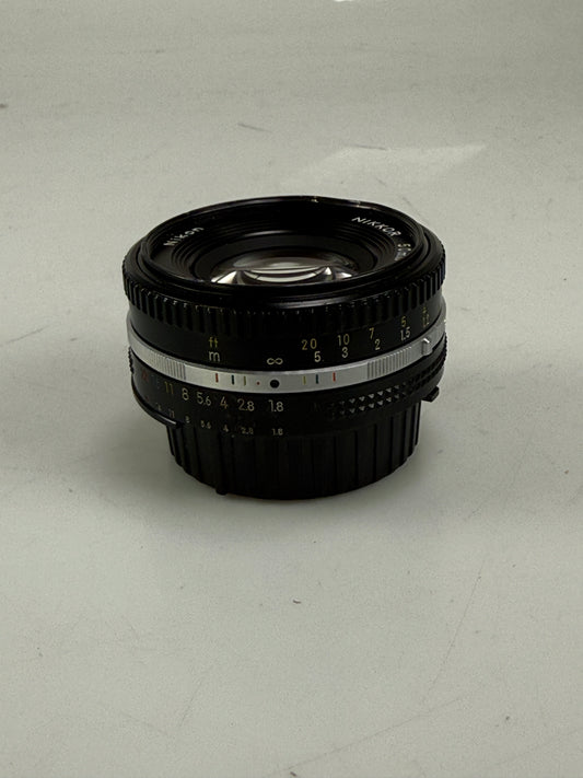 Nikon Nikkor Ai-s AIS 50mm f1.8 Lens Prime Pancake SLR Late