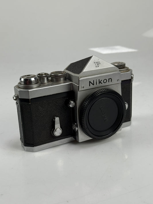 Nikon F Chrome Nippon Kogaku body prism eye level finder