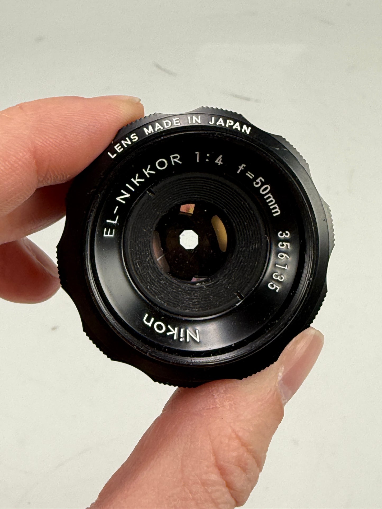 Nikon EL Nikkor 50mm f4 Enlarging Lens