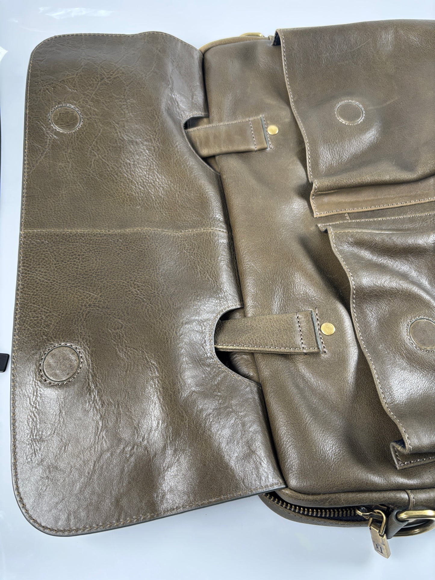 Jafferjees 1880 Leather Satchel Bag Case
