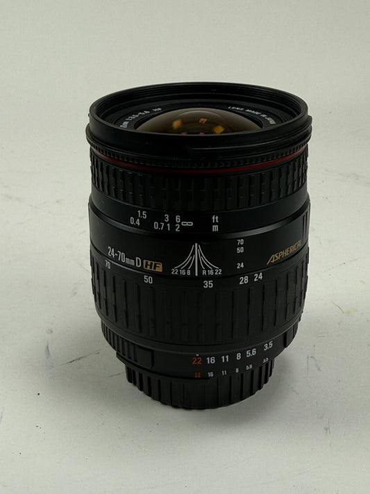 Sigma 24-70mm f/3.5-5.6 D Aspherical HF Lens for Nikon F-Mount