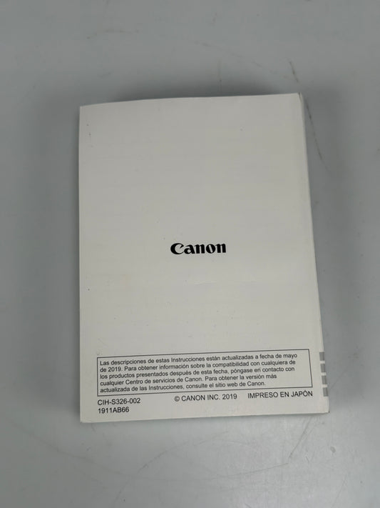 Canon EOS 5D Mark IV Camera Instruction Manual Spanish