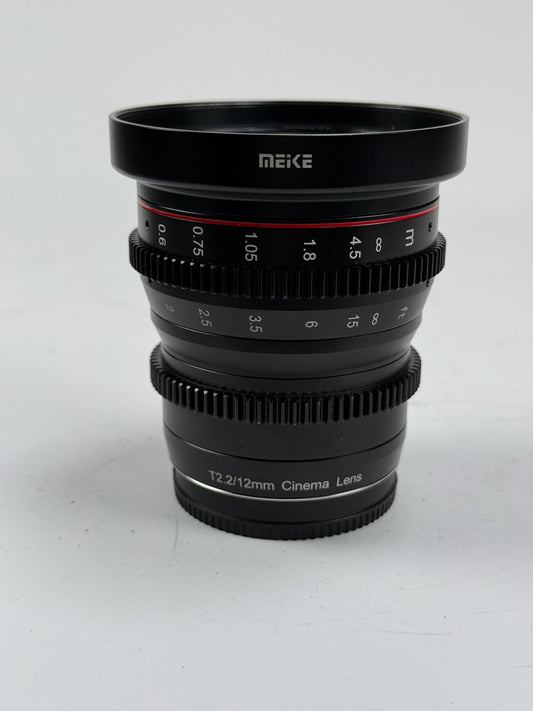 Meike Cinema Prime Lens 12mm T2.2 MFT
