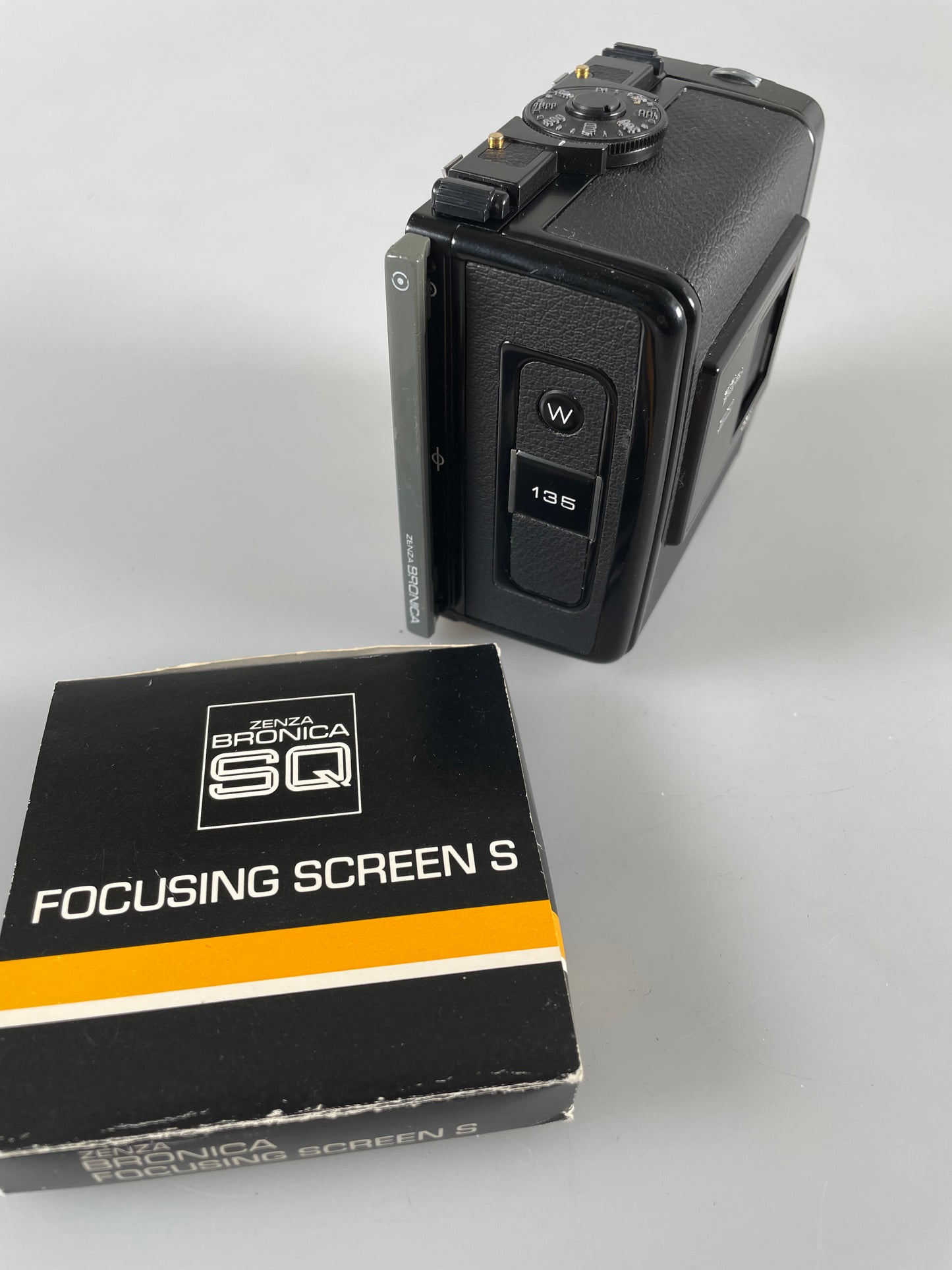 135 W ZENZA BRONICA SQ 135W Film Back Holder For SQ w/Screen
