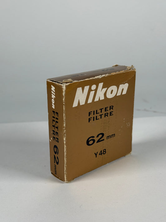 Nikon 62mm Yellow Y48 lens Filter