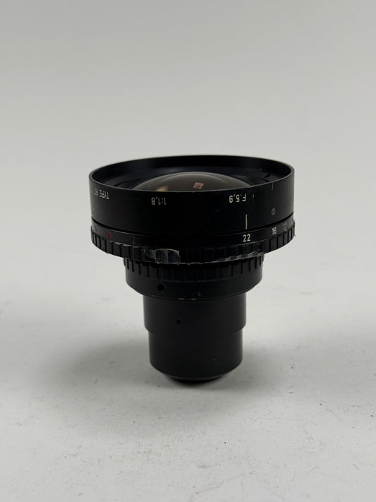 Angenieux Type R7 5.9mm f1.8 C Mount, Wide Angle Cinema Cine Lens #680