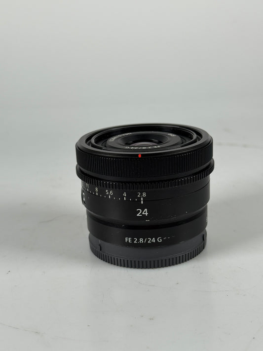 Sony SEL24F28G 24MM f2.8 E-Mount Wide Angle Prime Lens