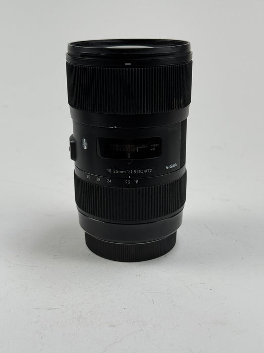 Sigma AF 18-35mm f1.8 DC HSM Art Lens Canon EF