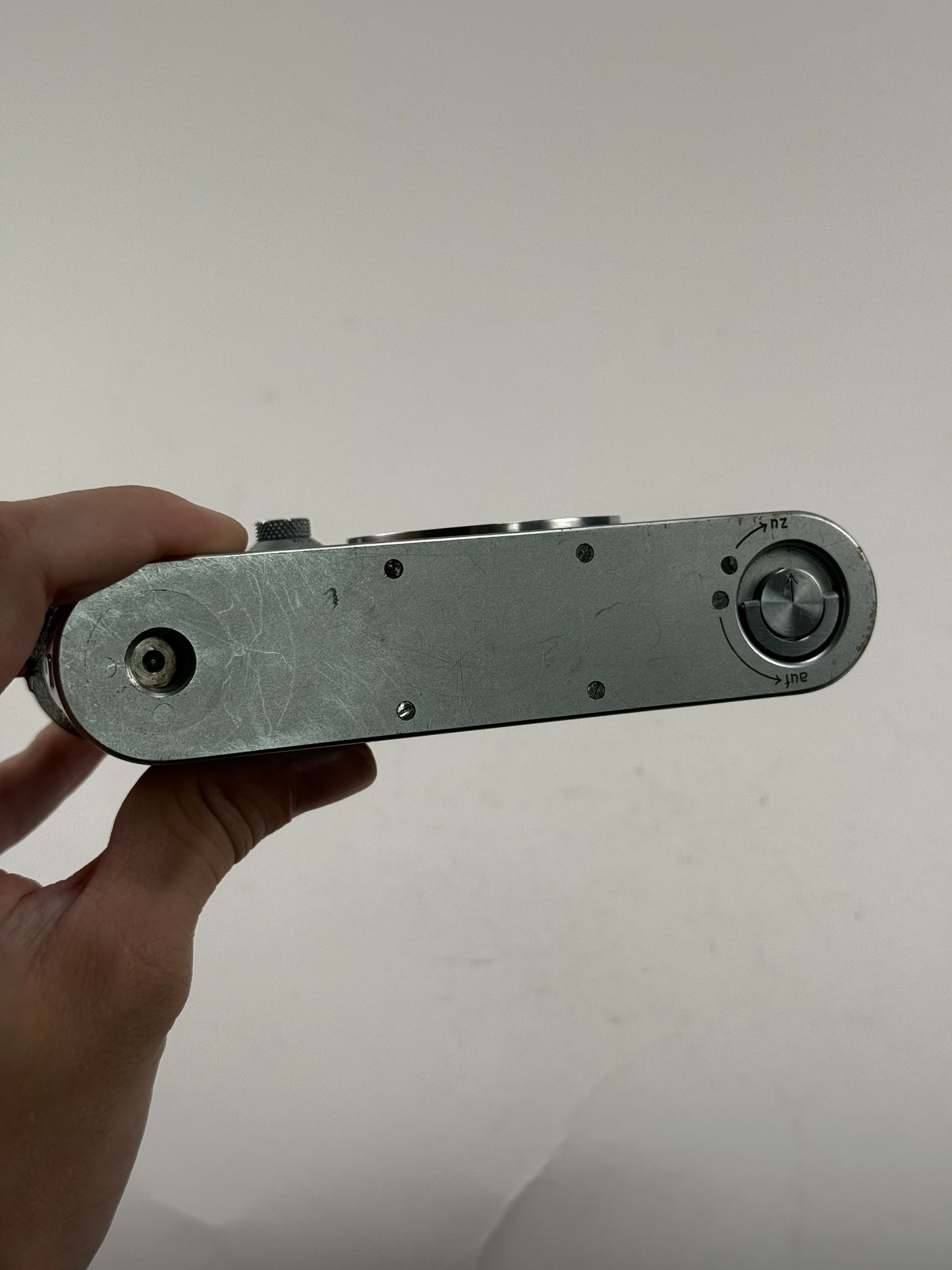 Leica IIIa Model G rangefinder 35mm camera body chrome