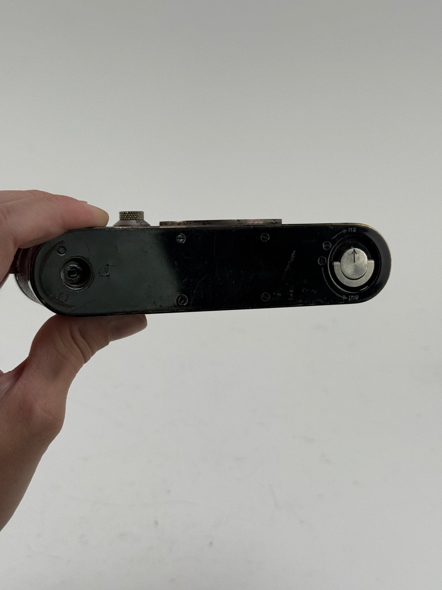 LEICA III (MODEL F) BLACK PAINT Rangefinder Film CAMERA Nickle Chrome