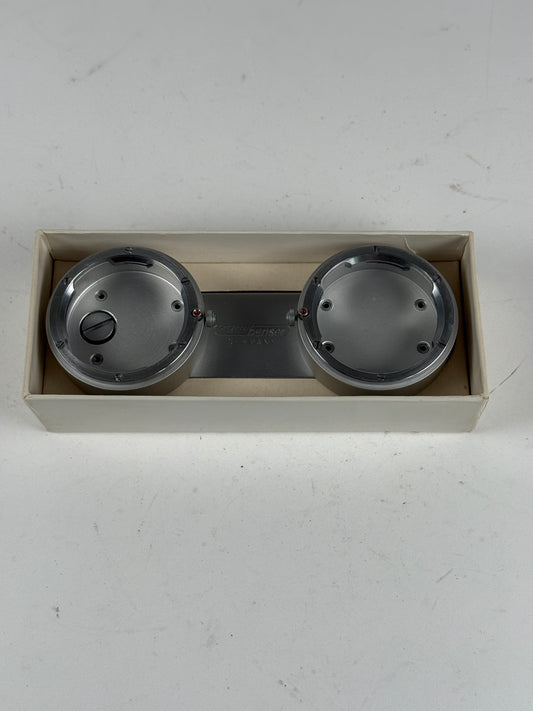Original Benser Base Plate For M2, M3, M4 to hold 2 Leica M Lenses