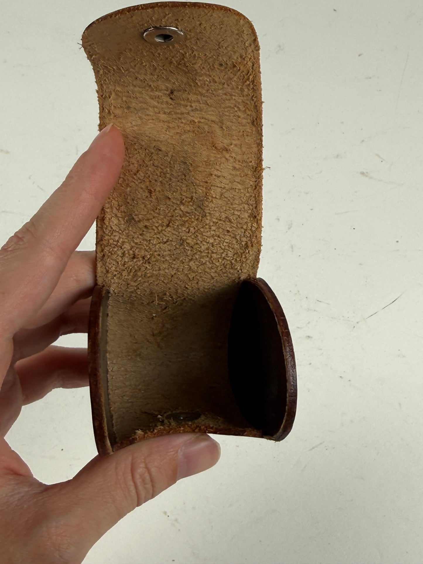 leitz Leica finder case ONLY, brown leather