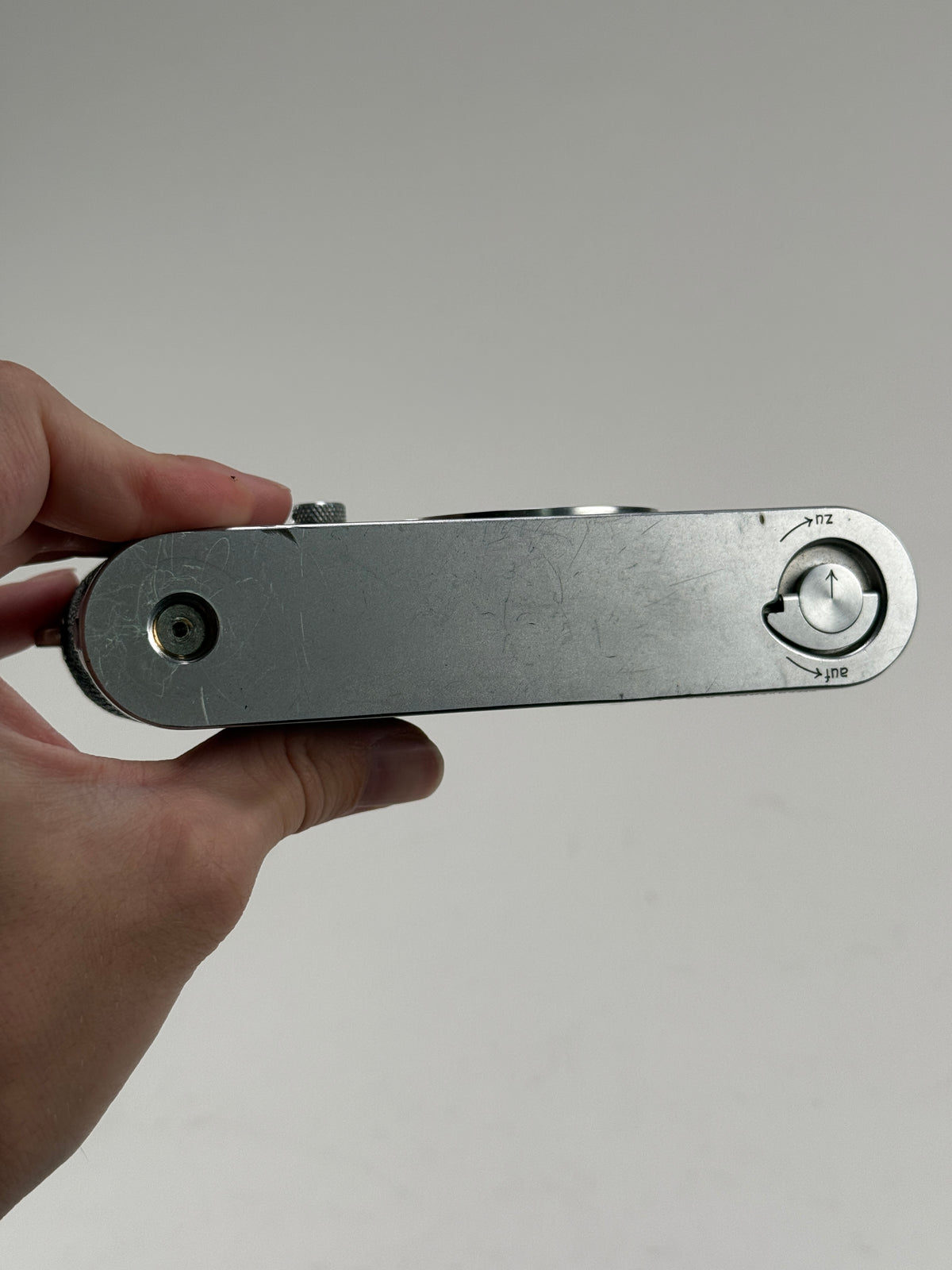 Leica IIIc rangefinder 35mm camera body chrome