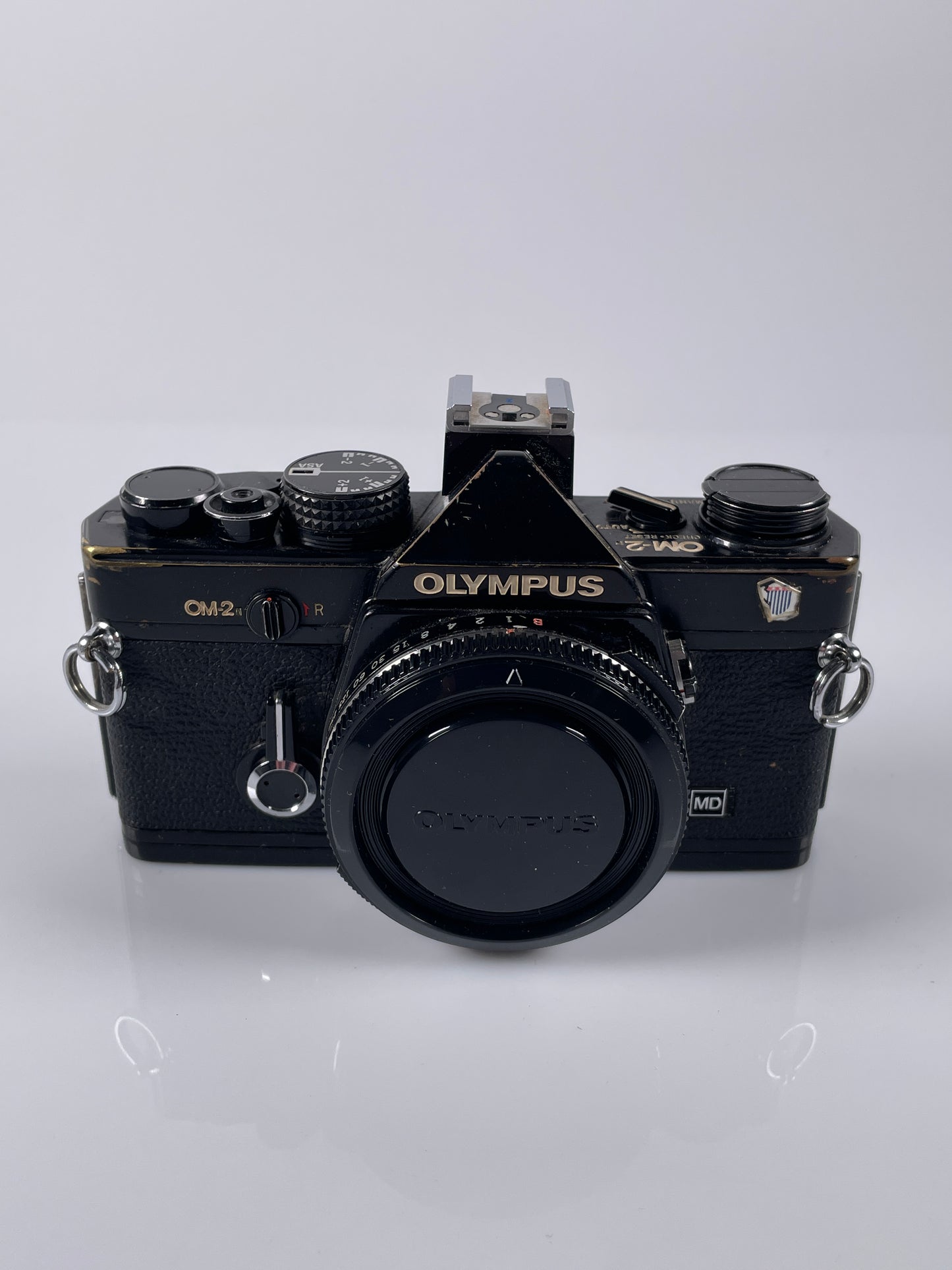 Olympus OM-2n Black Paint 35mm SLR Camera Body