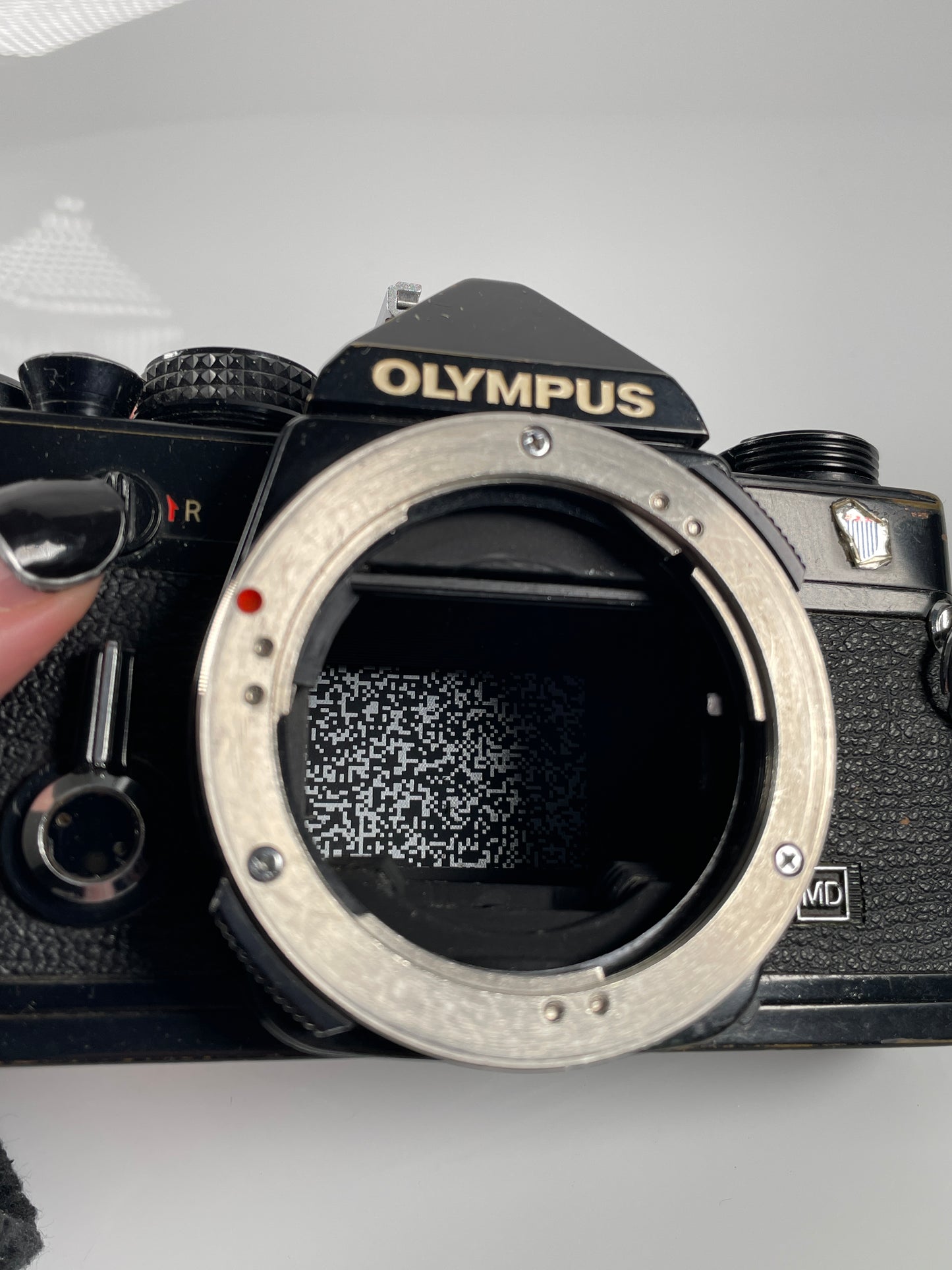 Olympus OM-2n Black Paint 35mm SLR Camera Body
