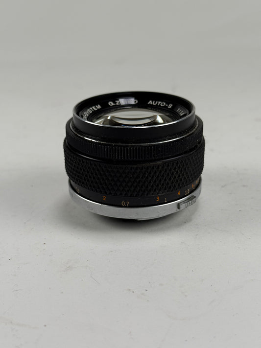 Olympus OM 50mm f1.4 Zuiko Auto-S Lens