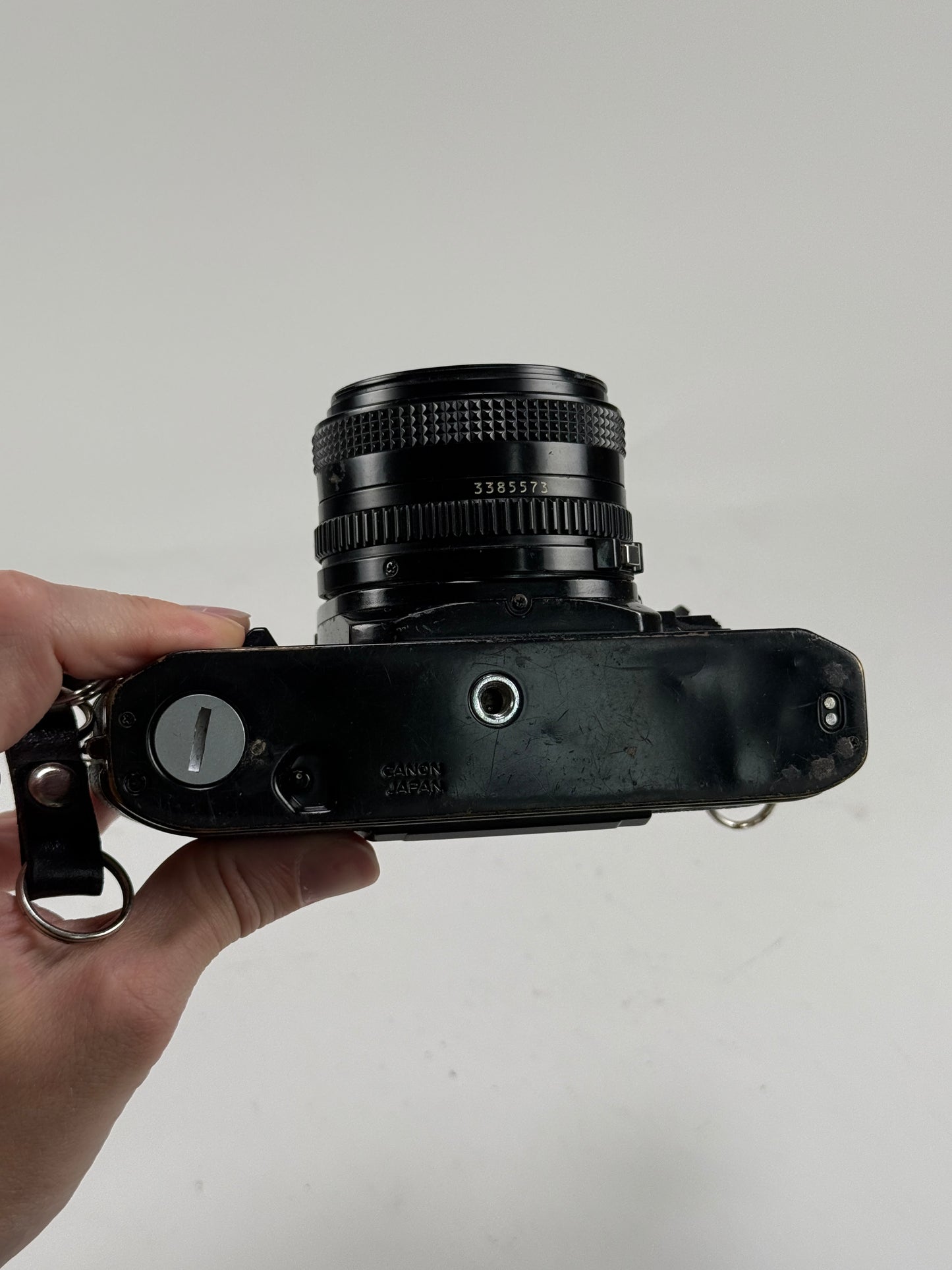 CANON AE-1 black SLR 35mm Film Camera with 50mm f1.8 Kit
